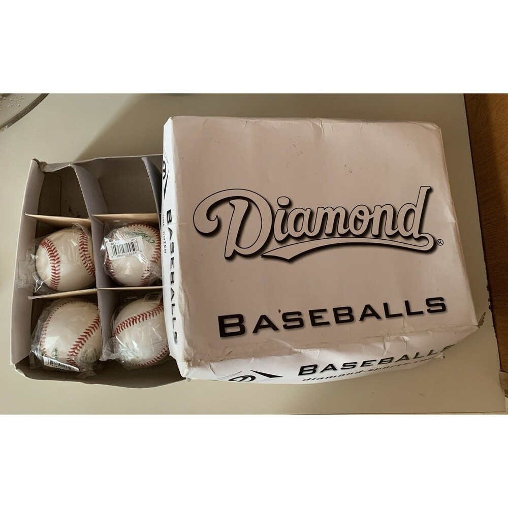 NEW Diamond DLL-1 Little League Baseballs - Lot of 4 (No Box)